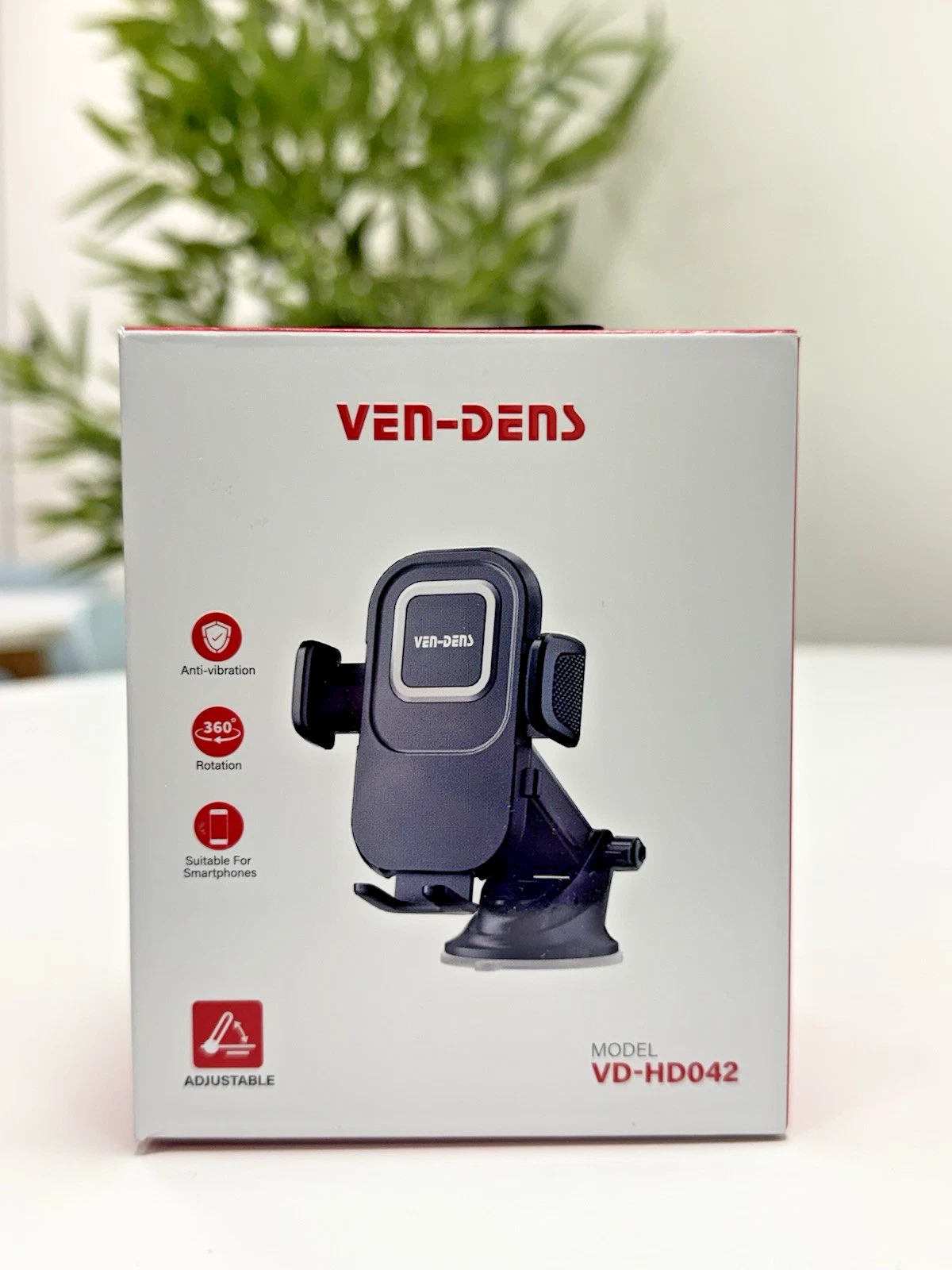 Universal Car Phone Holder 360° Suction Mount Dashboard Windscreen Adjustable view 5
